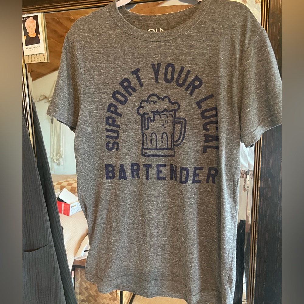 Support your local Bartender Chaser brand tee-B2G1